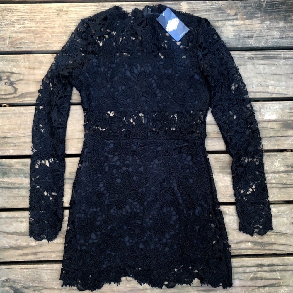 NWT Jay Bela Women’s Black Laced Dress